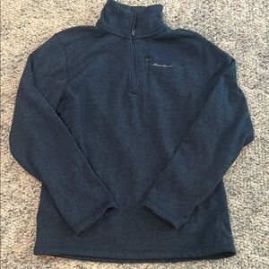 EDDIE BAUER Men's Blue Casual Pullover Sweater